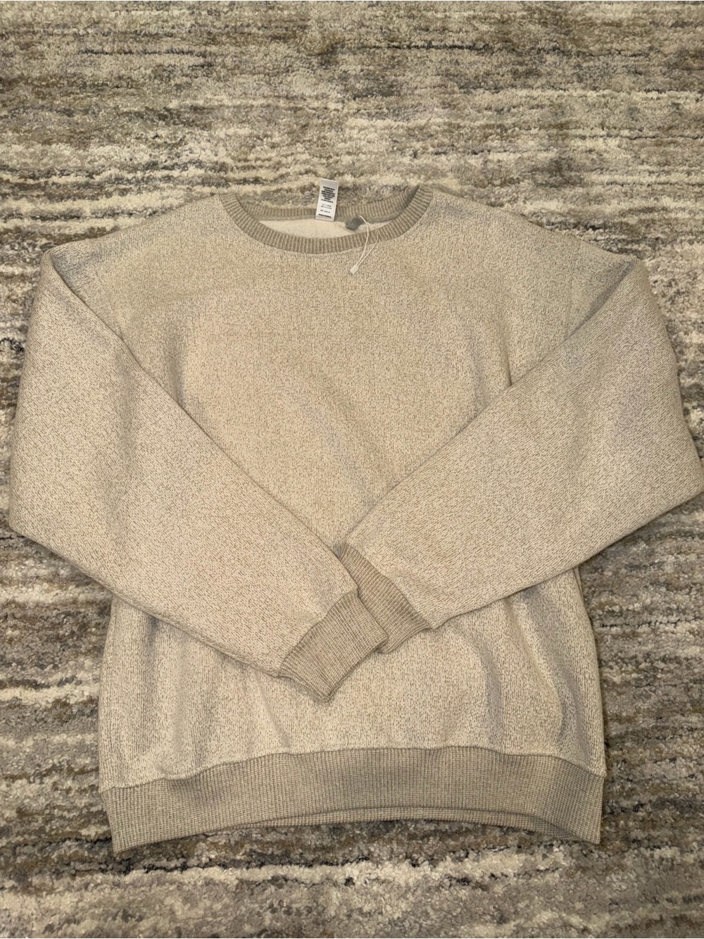 Jake Austin Crewneck Sweater in Light Heathered Beige